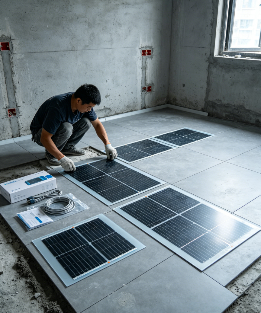 磁县贺哒旧房电采暖改造快装系统